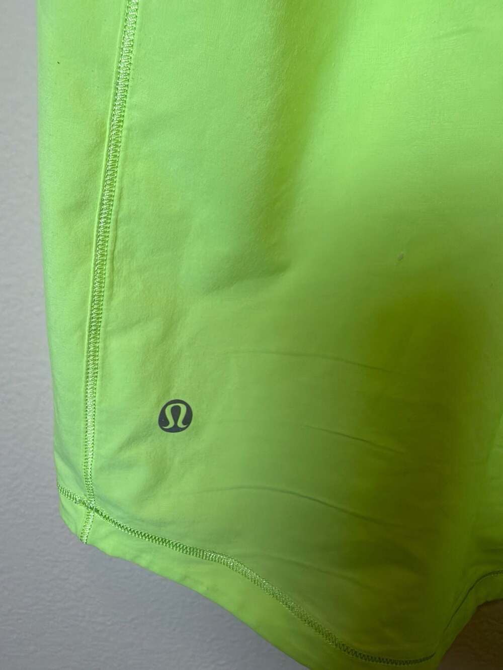 Lululemon Racerback Tank Top Neon Yellow - Picture 3 of 3